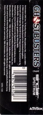 Ghostbusters box back