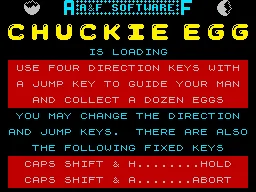 Backdrop artwork for Chuckie Egg
