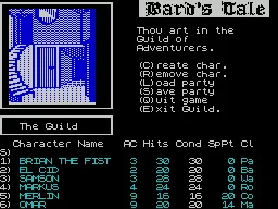 The Bard's Tale screenshot
