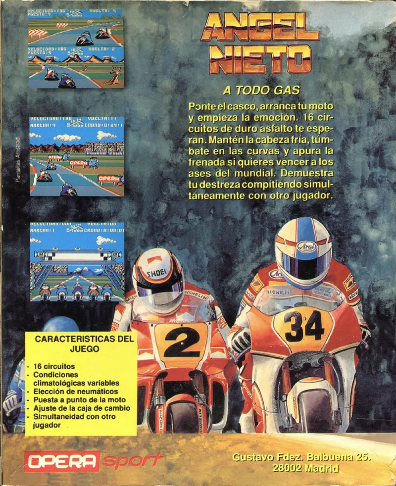 Angel Nieto Pole 500 box back