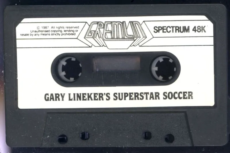 Gary Lineker's Superstar Soccer cart