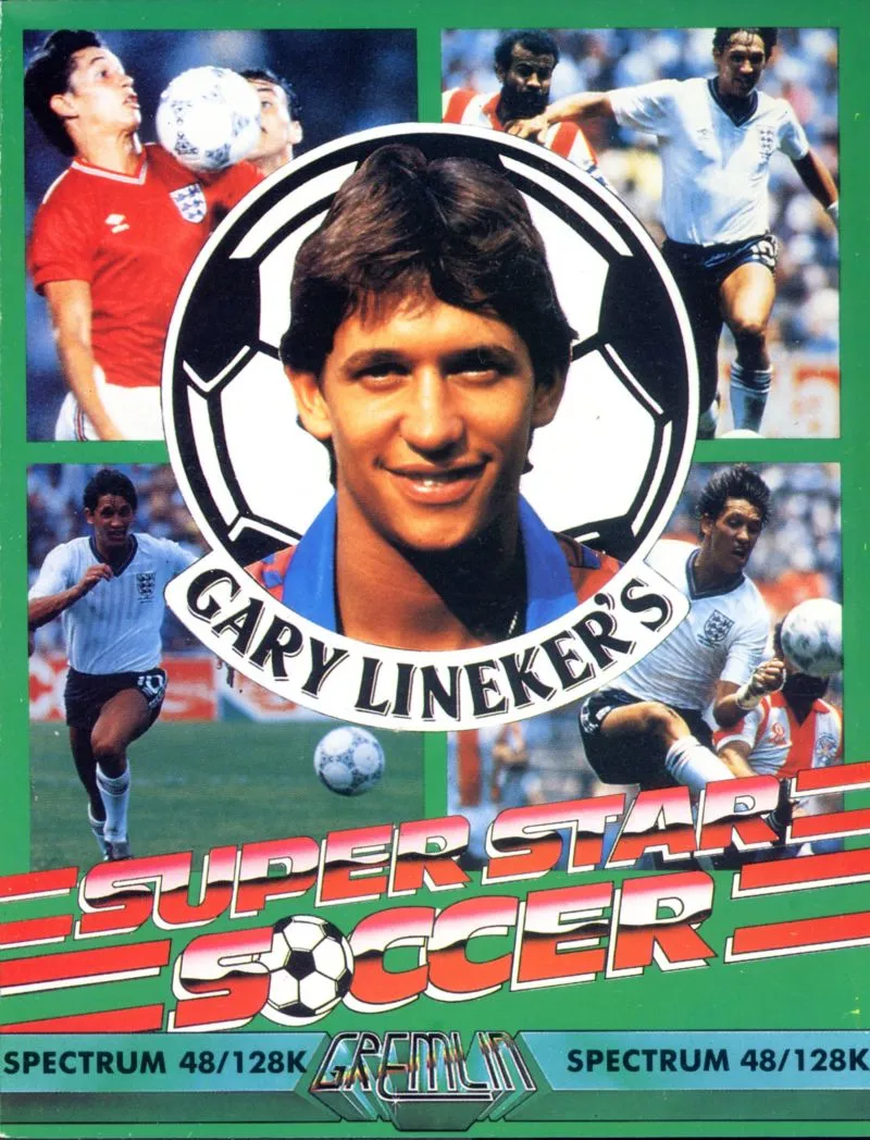 Gary Lineker's Superstar Soccer box art