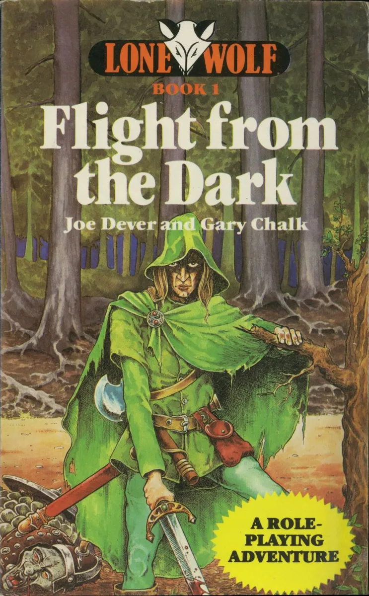 Lone Wolf: Flight from the Dark box art