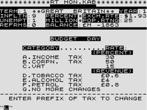 Great Britain Limited screenshot