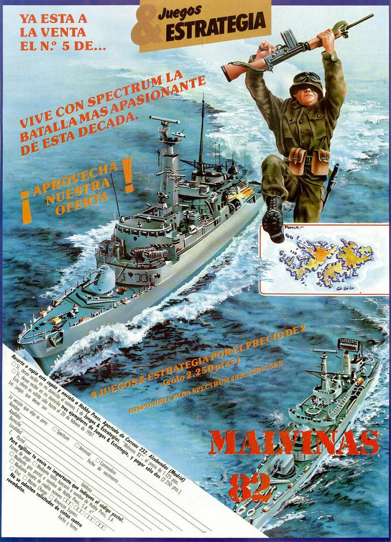 Falklands 82 box art