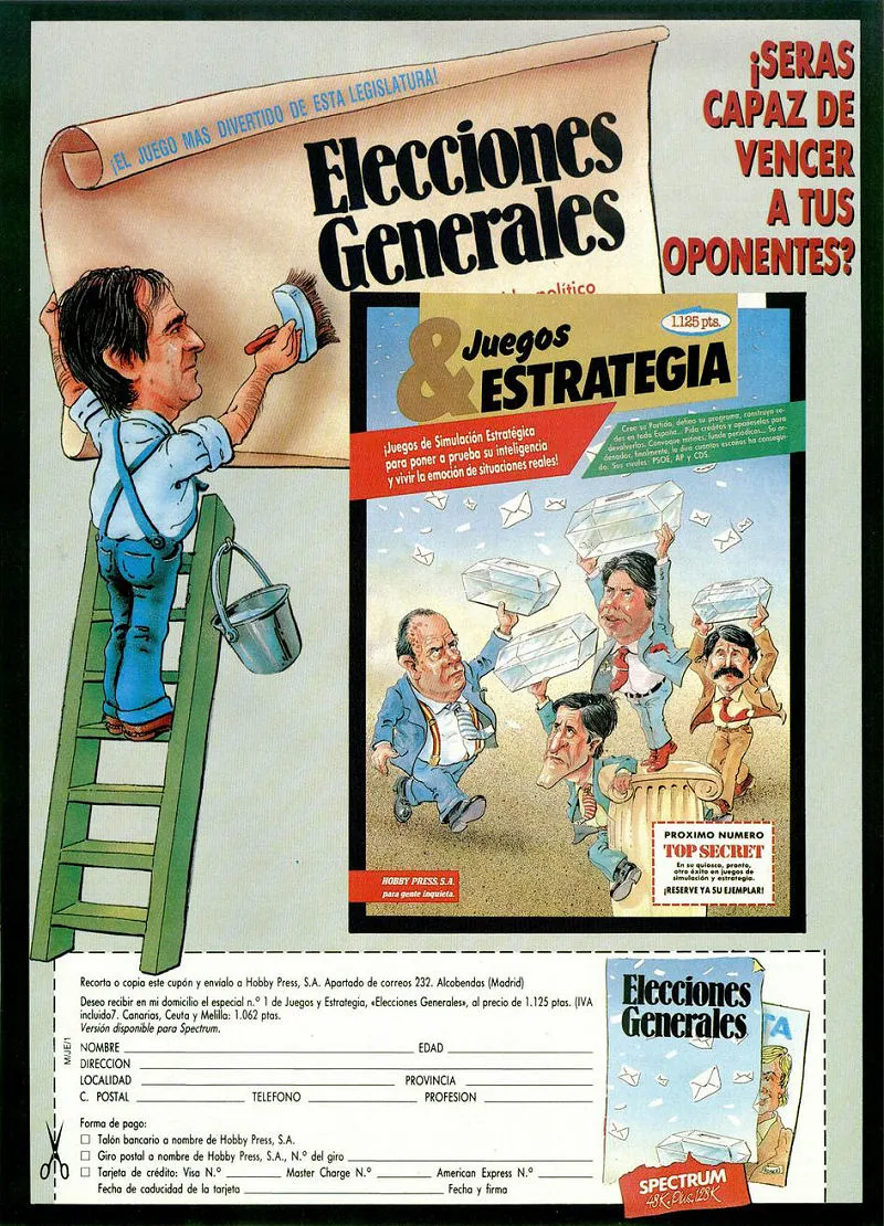 Elecciones Generales box art