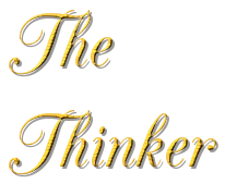 The Thinker logo