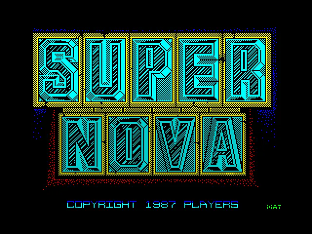 Backdrop artwork for Super Nova