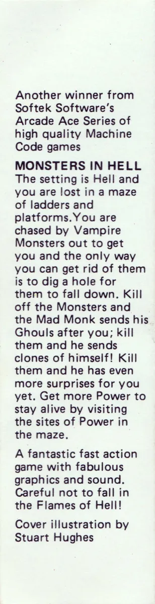 Monsters in Hell box back