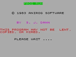 Frogrun! screenshot