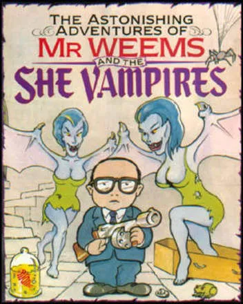 The Astonishing Adventures of Mr. Weems and the She Vampires cover art for Sinclair ZX Spectrum