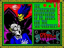 Backdrop artwork for The Astonishing Adventures of Mr. Weems and the She Vampires