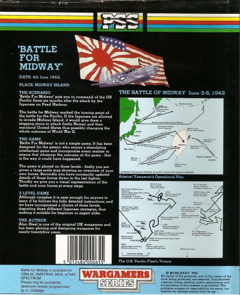 Battle for Midway box back