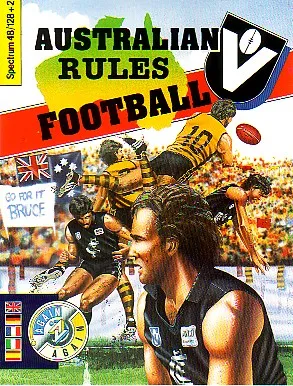 Australian Rules Football cover art for Sinclair ZX Spectrum