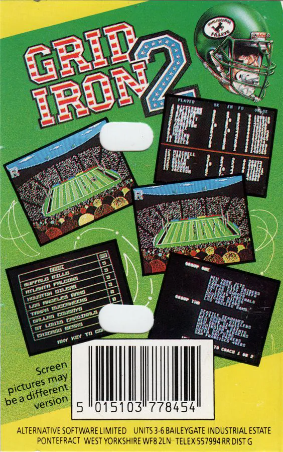 Grid Iron 2 box back