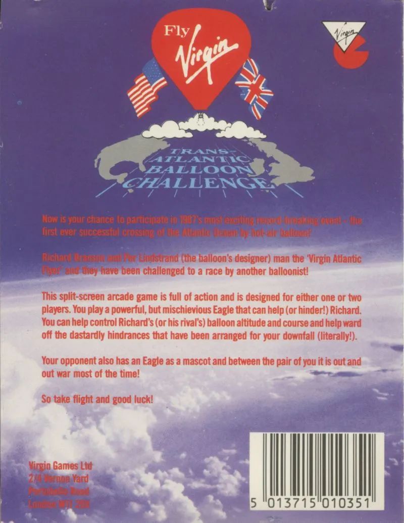 Backdrop artwork for Trans-Atlantic Balloon Challenge: The Game