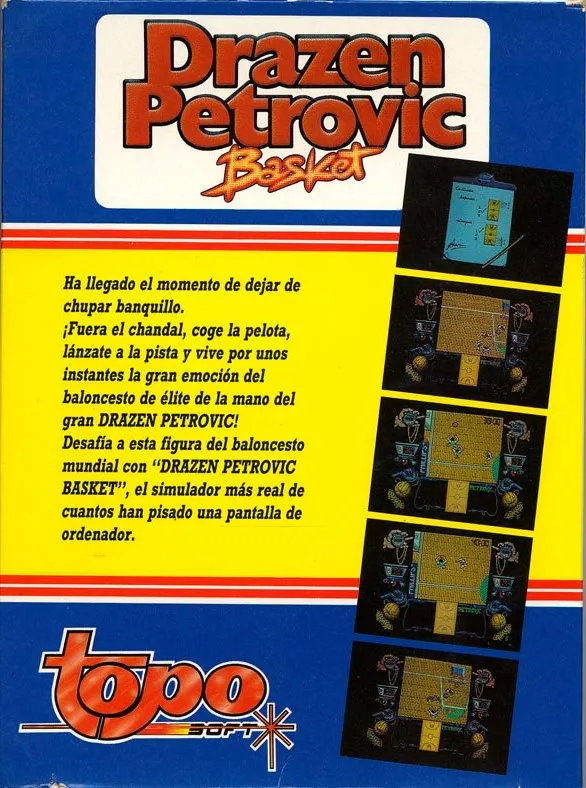 Drazen Petrovic Basket box back