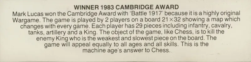 Battle 1917 box back