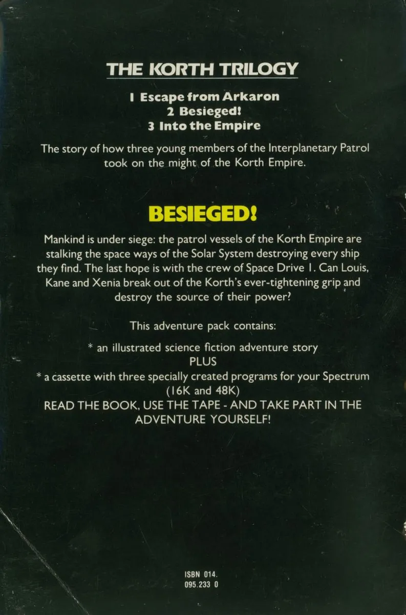 The Korth Trilogy 2: Besieged! box back