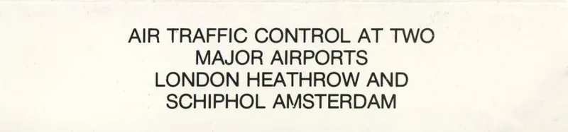 Heathrow International Air Traffic Control box back