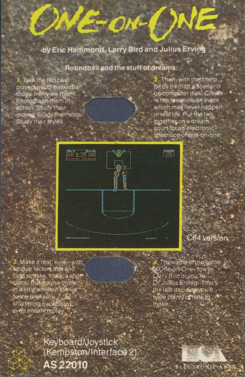 One-on-One box back