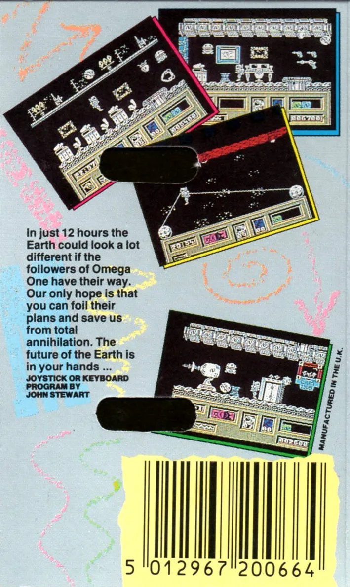Omega One box back