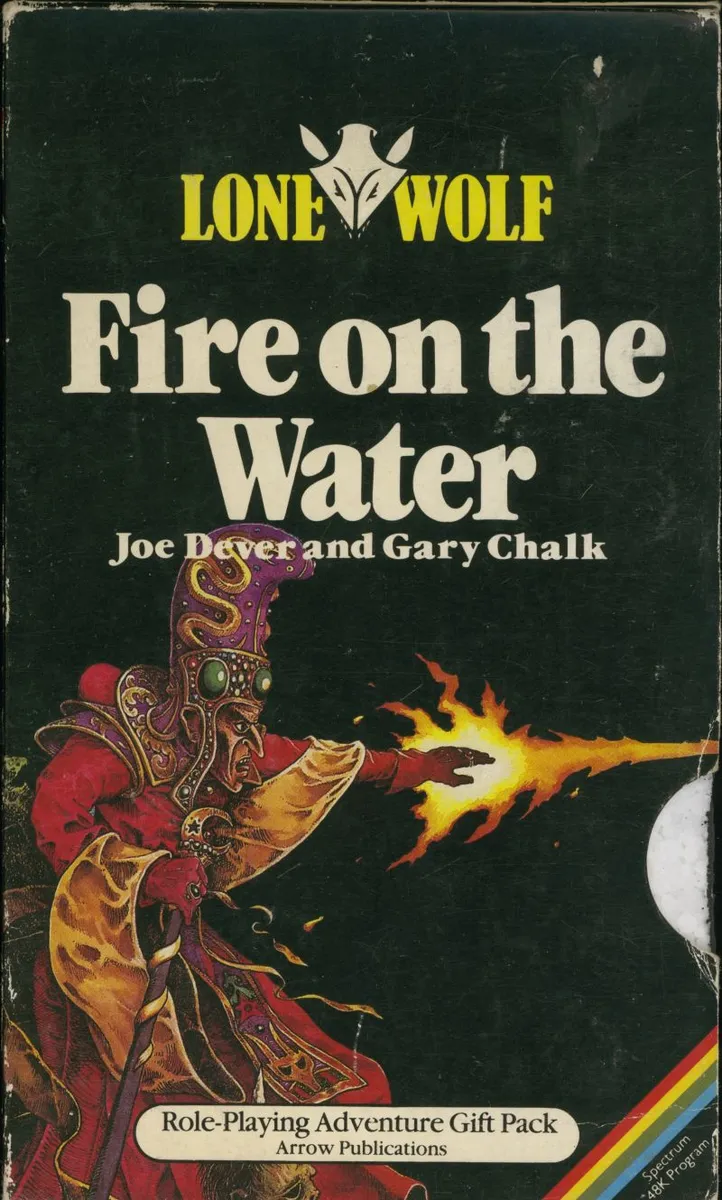Lone Wolf: Fire on the Water box art
