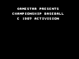 Championship Baseball screenshot