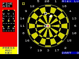Backdrop artwork for Eric Bristow's Pro-Darts