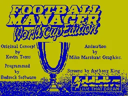 Football Manager: World Cup Edition screenshot