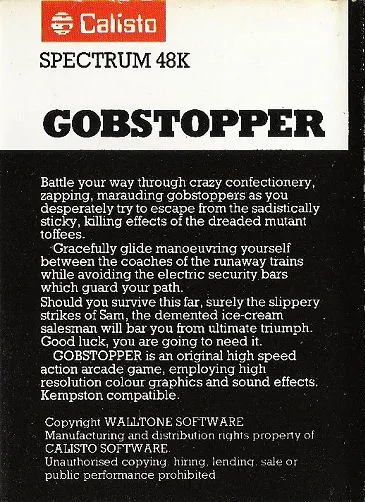 Backdrop artwork for Gobstopper