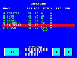 Backdrop artwork for Graeme Souness Soccer Manager