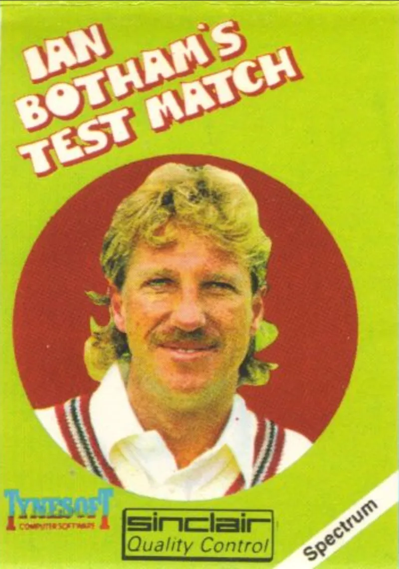 Ian Botham's Test Match cover art for Sinclair ZX Spectrum