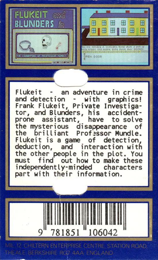 Inspector Flukeit box back