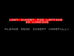 Last Sunset for Lattica screenshot
