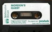 Mordon's Quest cart