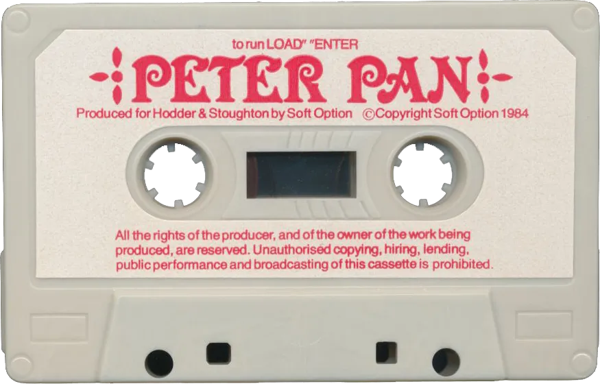 Peter Pan: The Adventure Game cart