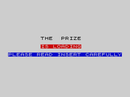 Backdrop artwork for The Prize