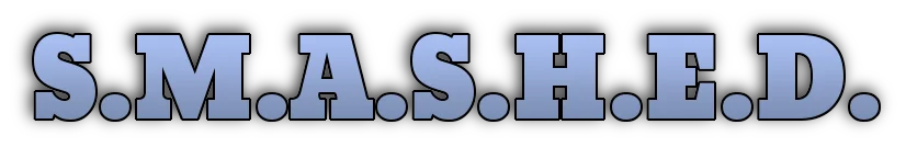 S*M*A*S*H*E*D logo