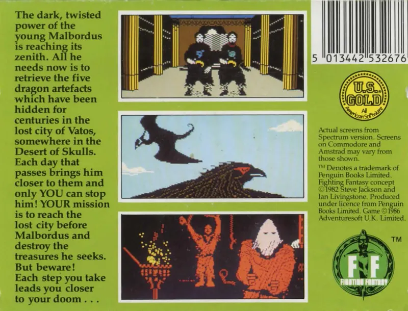 Temple of Terror box back