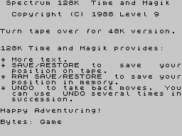 Backdrop artwork for Time and Magik: The Trilogy