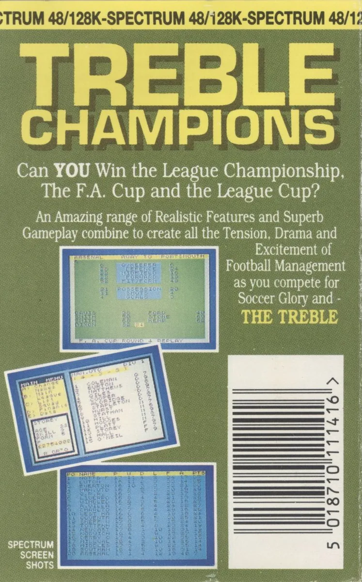Treble Champions box back