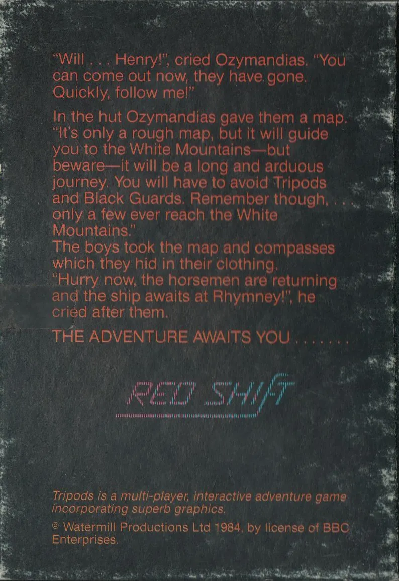 The Tripods box back