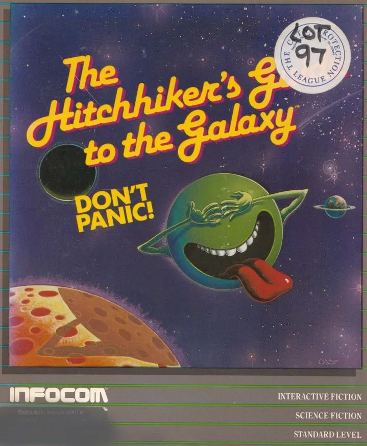 The Hitchhiker's Guide to the Galaxy box art