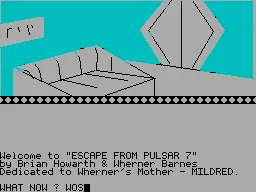 Backdrop artwork for Escape from Pulsar 7
