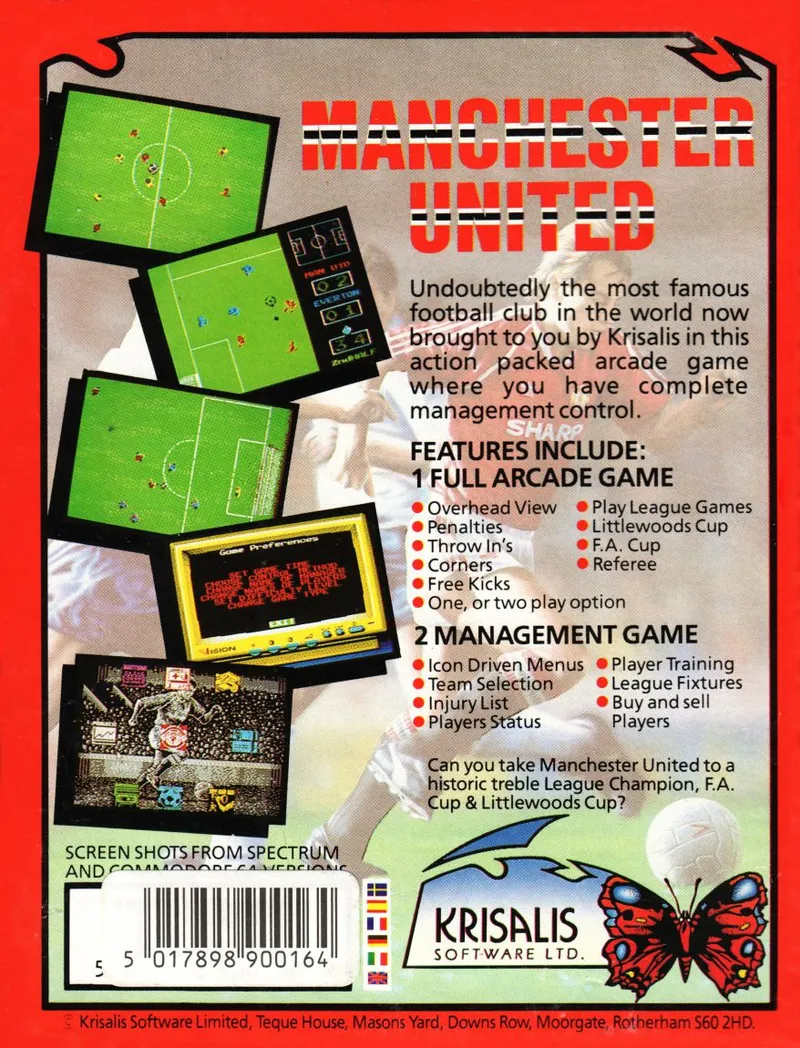 Backdrop artwork for Manchester United: The Official Computer Game