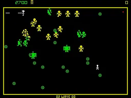 Backdrop artwork for Robotron: 2084