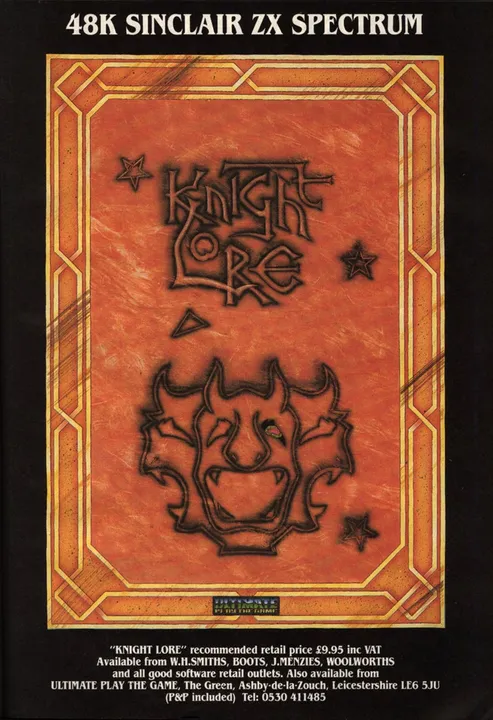 Backdrop artwork for Knight Lore