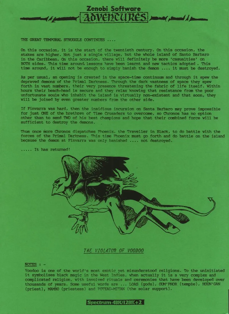 The Violator of Voodoo box art