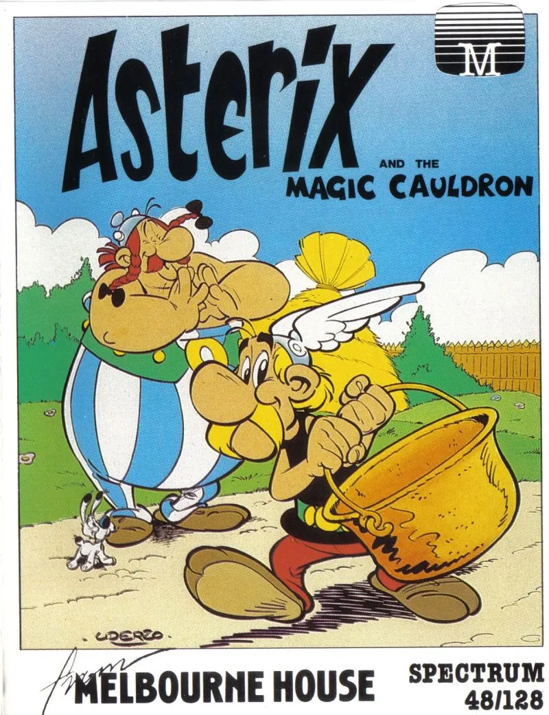 Asterix and the Magic Cauldron cover art for Sinclair ZX Spectrum